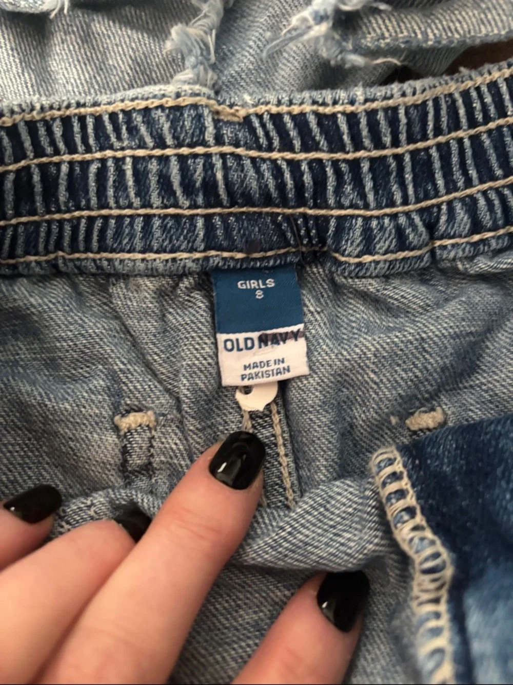 NWOT Old Navy Light Blue and Dark Blue Denim Shorts Duo